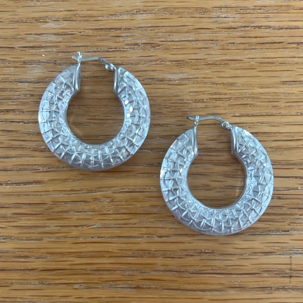925 Sterling Silver Hoop Earrings